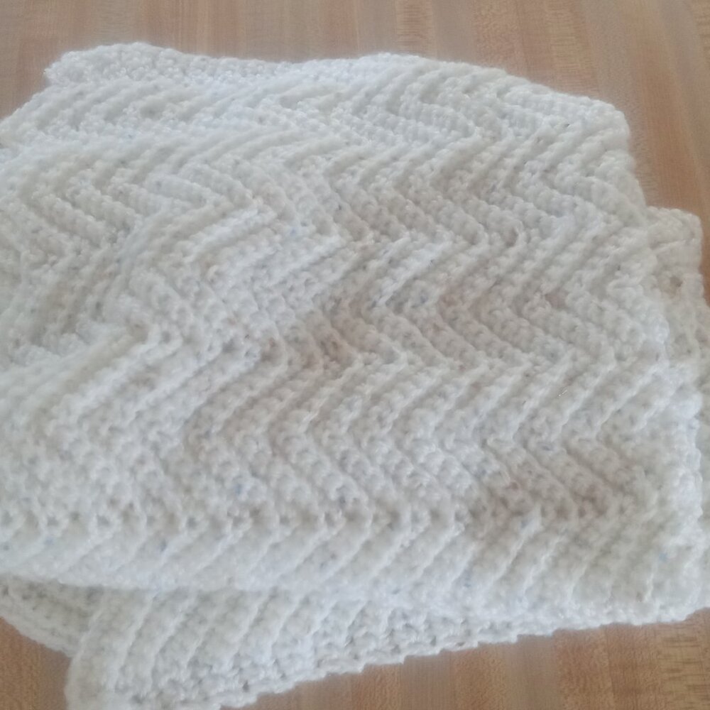 Knitted Acrylic Baby Blanket